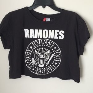 Ramones crop top.